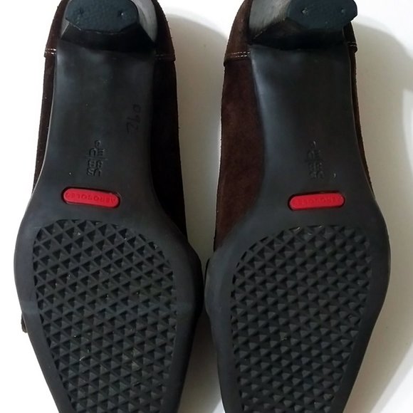 Aerosoles Road Snap Suede Shoes Brown 8M - Picture 5 of 6